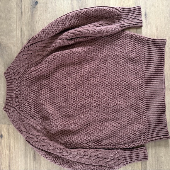 Cable Knit Sweater - Brown - Picture 2 of 3